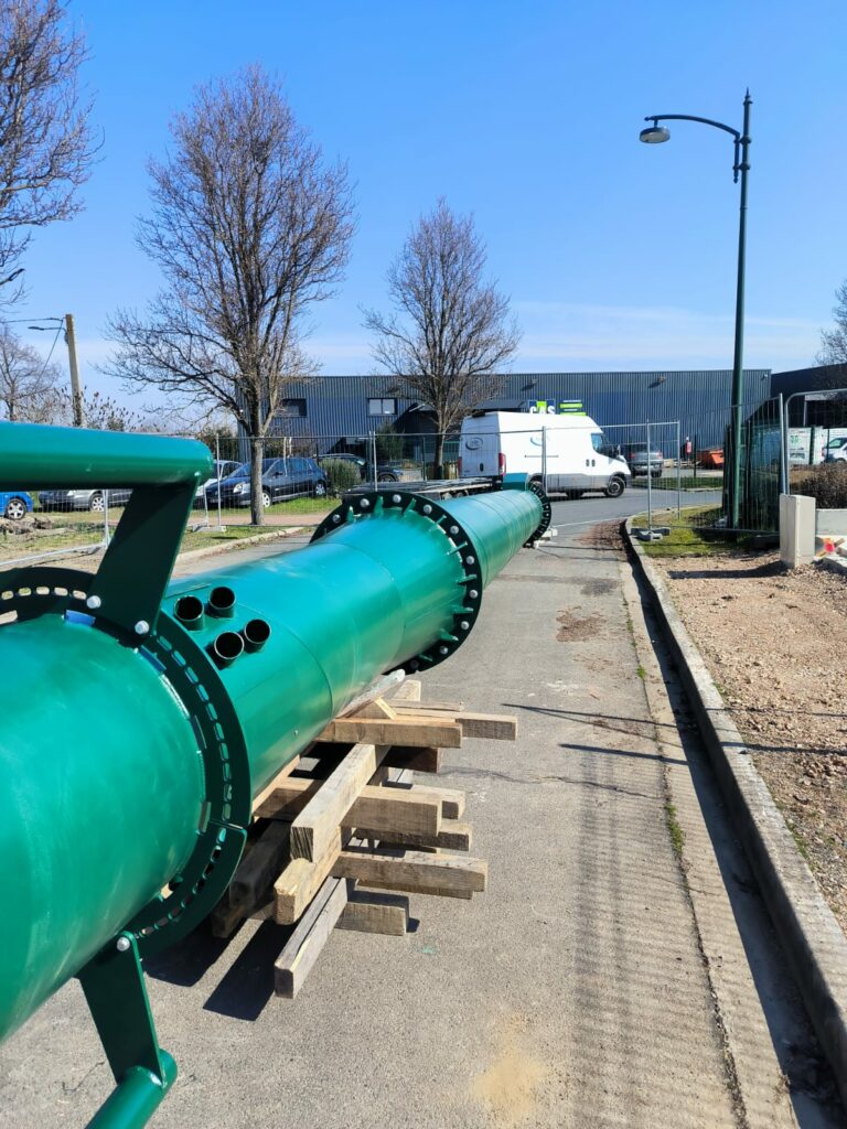 Pylône monotube Celle avant levage